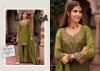 Lashkara Silk By Lily And Lali Embroidery And Handwork Kurti With Plazzo Dupatta Wholesale Online